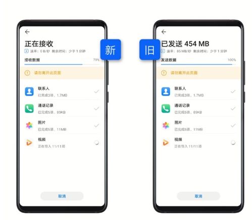 华为手机资料怎么导入vivo手机